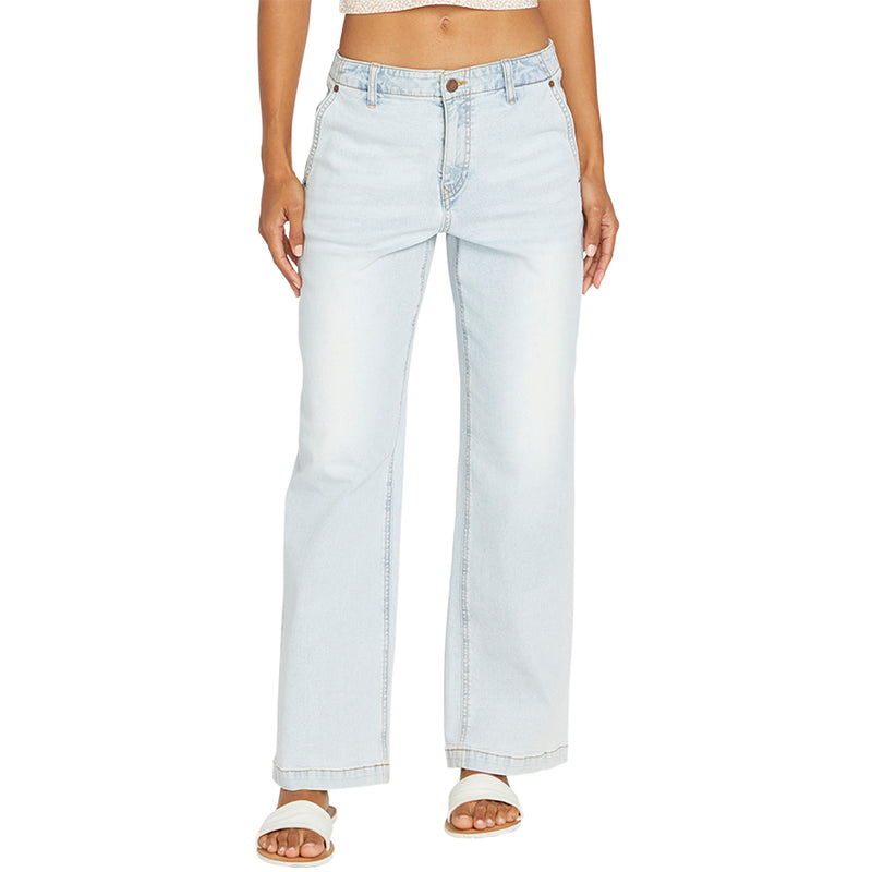Load image into Gallery viewer, Volcom Women's 1991 Stoned Low Rise Jeans
