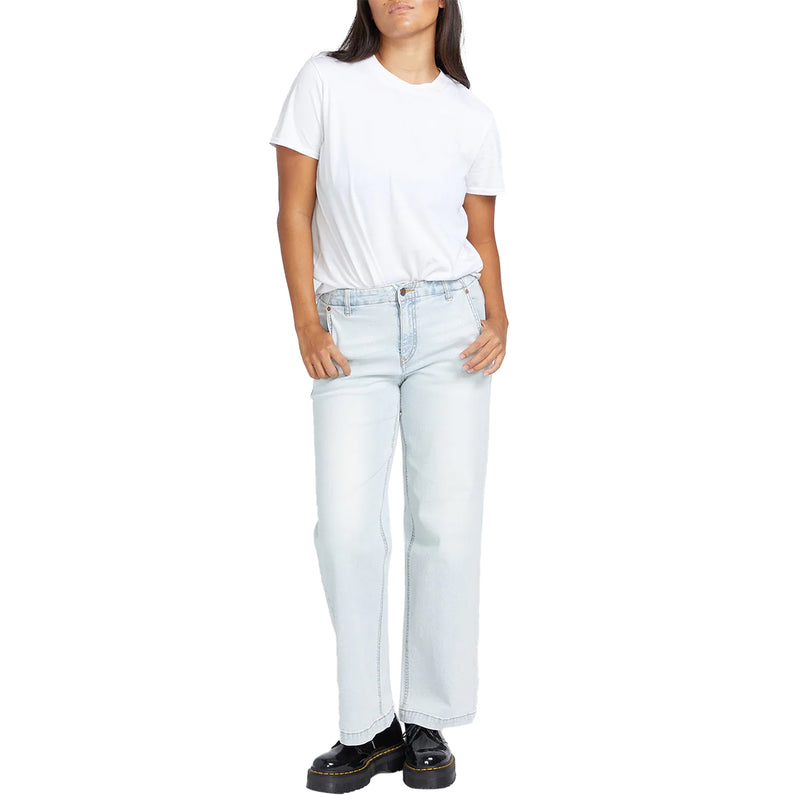 Load image into Gallery viewer, Volcom Women's 1991 Stoned Low Rise Jeans
