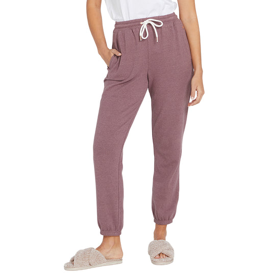 Volcom Women's Lived In Lounge Fleece Shorts - Light Peach, Relaxed Fit With Rose Gold Badge