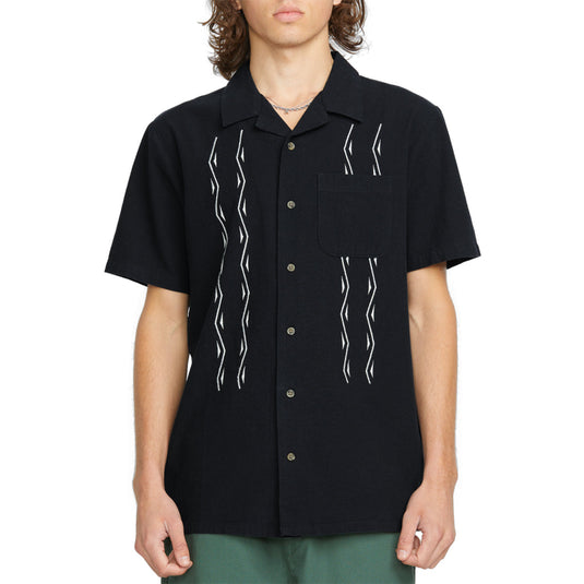 Volcom Bayamostone Short Sleeve Button-Up Shirt 1