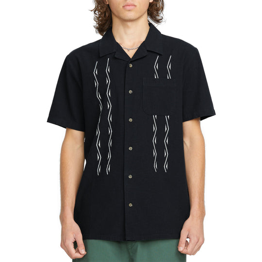 Volcom Bayamostone Short Sleeve Button-Up Shirt