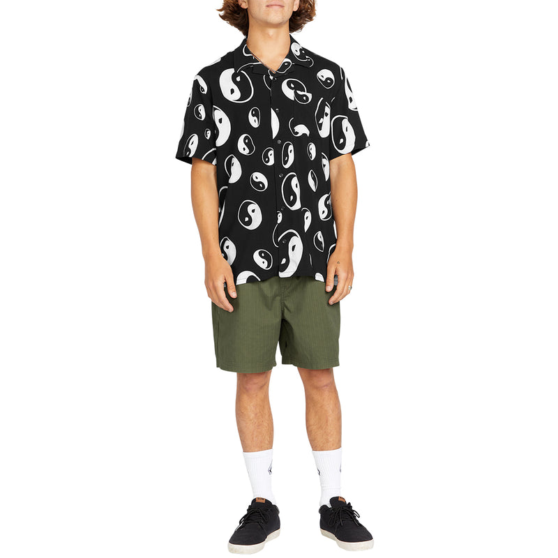 Load image into Gallery viewer, Volcom Purestone Short Sleeve Button-Up Shirt 3

