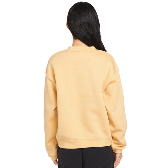 Volcom Women's Stone Heart Up Crew Pullover Sweatshirt 2