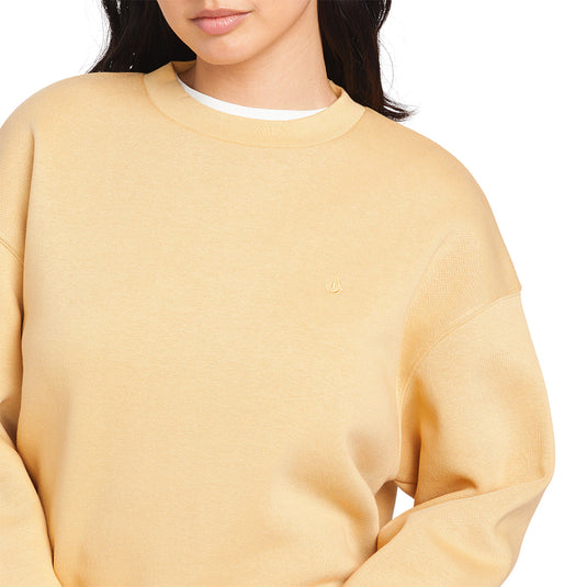 Volcom Women's Stone Heart Up Crew Pullover Sweatshirt 3