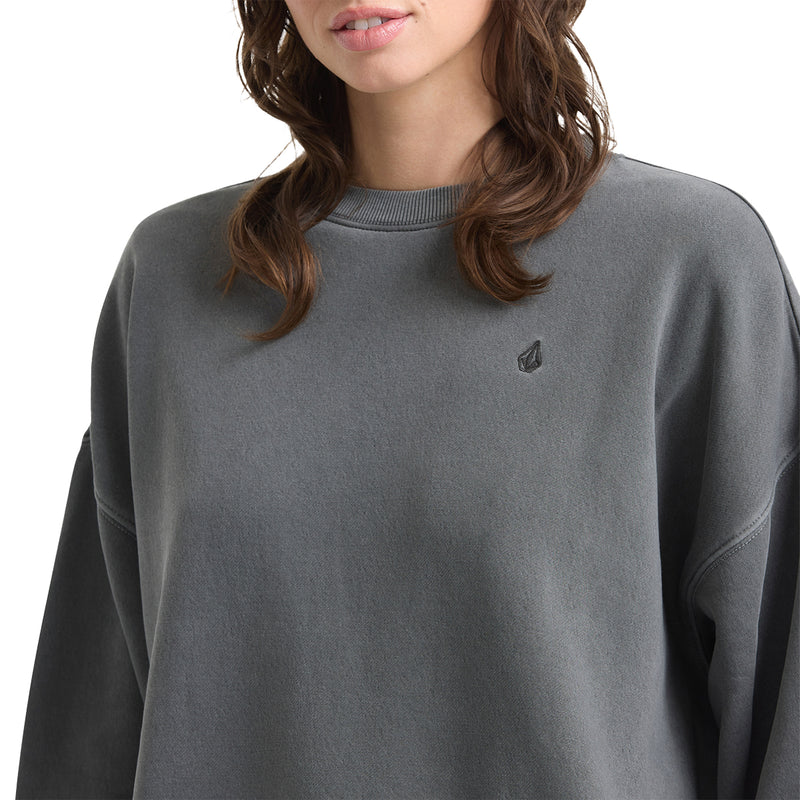 Load image into Gallery viewer, Volcom Women&#39;s Stone Soft Crew Neck Sweatshirt
