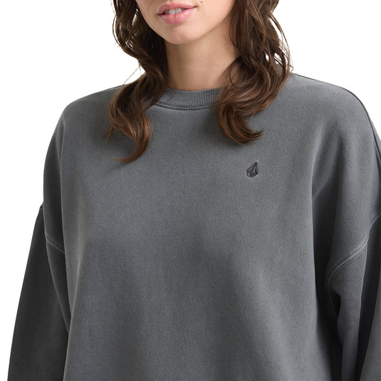 Volcom Women's Stone Soft Crew Neck Sweatshirt