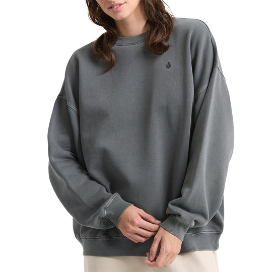 Volcom Women's Stone Soft Crew Neck Sweatshirt