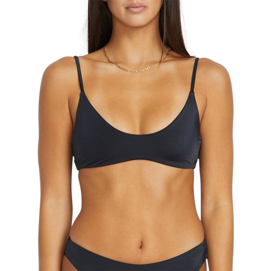 Volcom Women's Simply Seamless Crop Bralette Bikini Top
