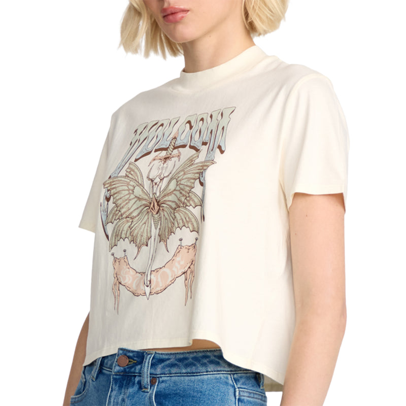 Load image into Gallery viewer, Volcom Women&#39;s Dial Crop T-Shirt
