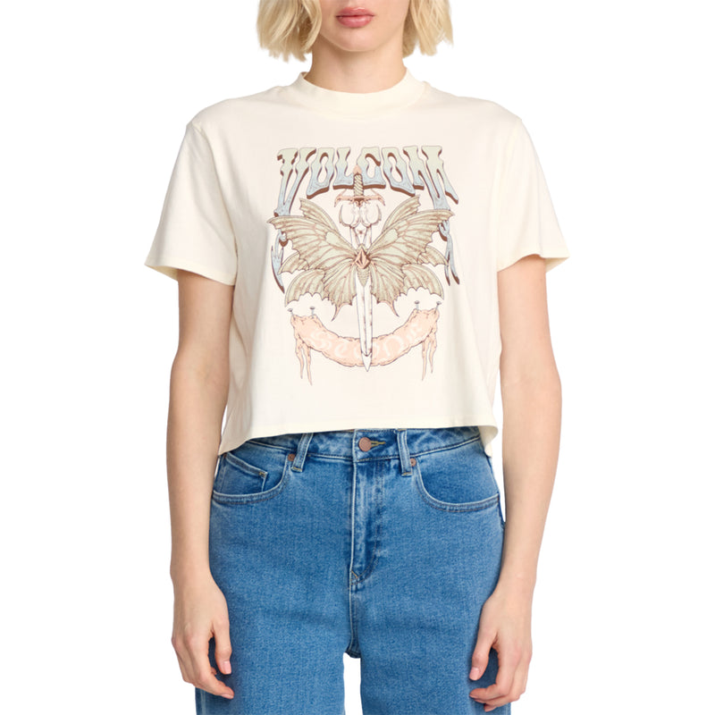 Load image into Gallery viewer, Volcom Women&#39;s Dial Crop T-Shirt
