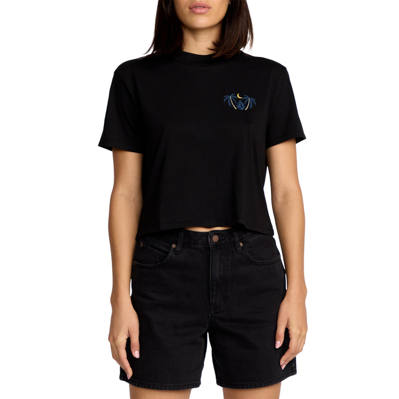 Load image into Gallery viewer, Volcom Women&#39;s Dial Crop T-Shirt
