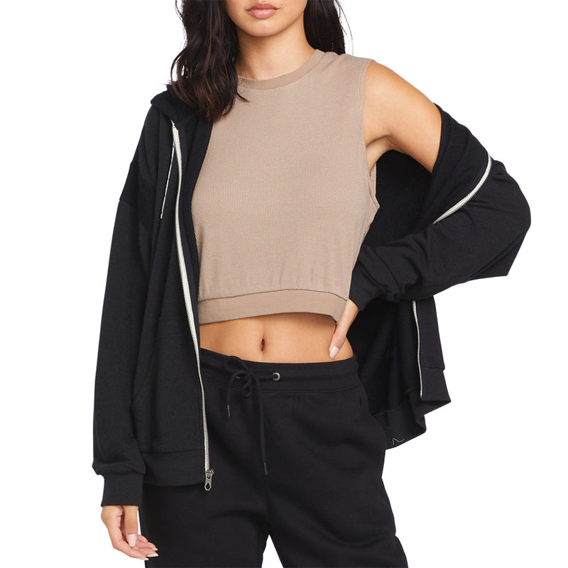 Load image into Gallery viewer, Volcom Women's Lived in Lounge Frenchie Zip-Up Hoodie
