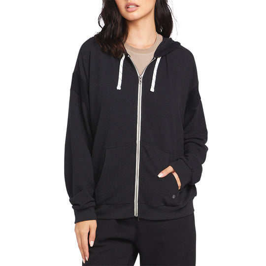 Volcom Women's Lived in Lounge Frenchie Zip-Up Hoodie