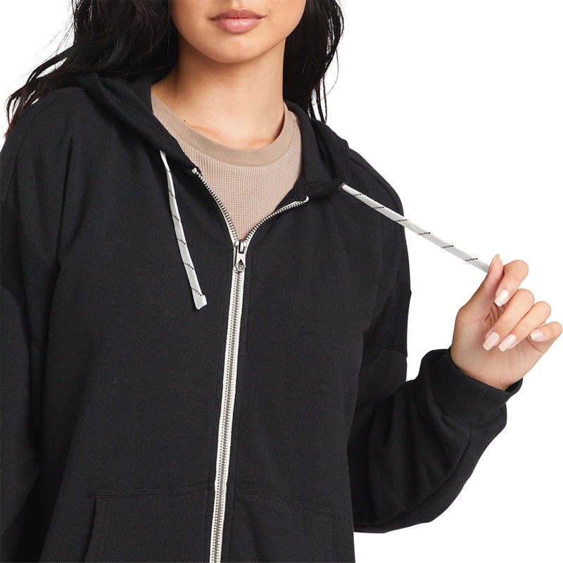 Load image into Gallery viewer, Volcom Women's Lived in Lounge Frenchie Zip-Up Hoodie
