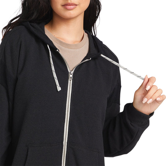 Volcom Women's Lived in Lounge Frenchie Zip-Up Hoodie