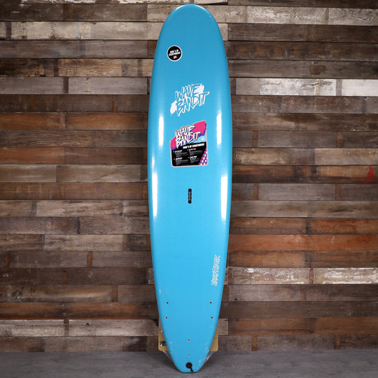 Wave Bandit Easy Rider 8'0 x 23 x 3 ⅜ Surfboard - Blue/White Bolt
