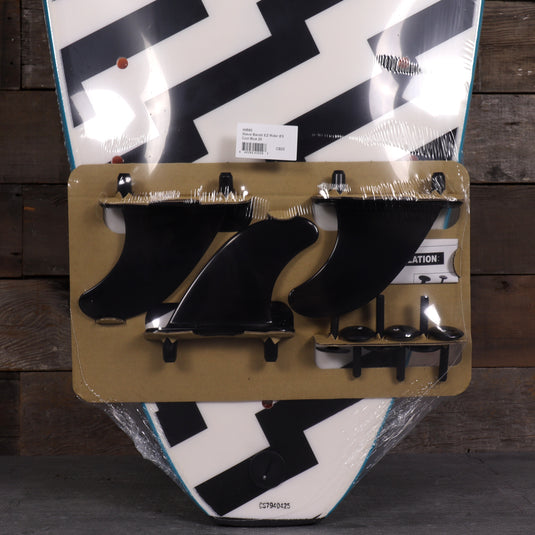 Wave Bandit Easy Rider 8'0 x 23 x 3 ⅜ Surfboard - Blue/White Bolt