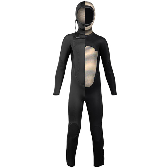 Xcel Youth Axis 5/4 Hooded Chest-Zip + Ankle-Zip Wetsuit 2