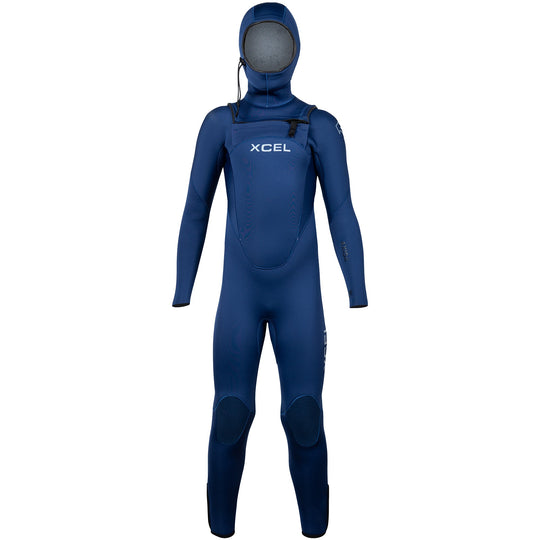 Xcel Youth Axis 5/4 Hooded Chest-Zip Wetsuit