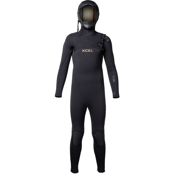 Xcel Youth Comp+ 5/4 Hooded Chest-Zip Wetsuit – Cleanline Surf