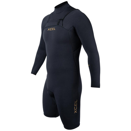 Xcel Comp+ 2/1.5 Long Sleeve Chest-Zip Spring Wetsuit