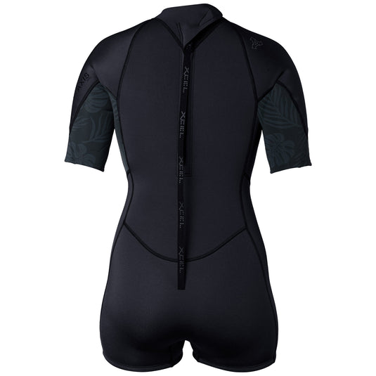 Xcel Women's Axis 2mm Short Sleeve Back-Zip Boy-Short Spring Wetsuit