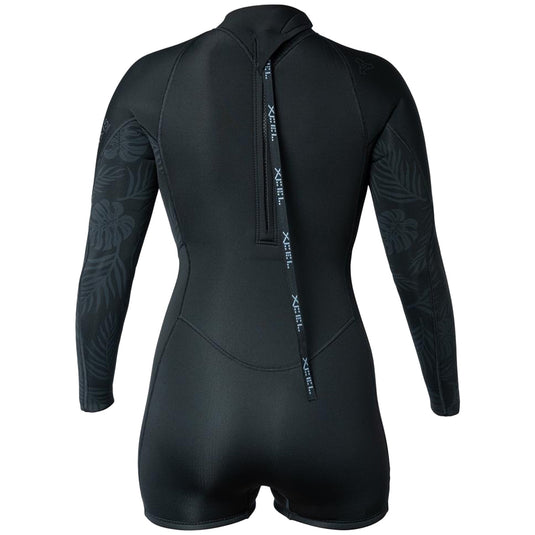 Xcel Women's Axis 2mm Long Sleeve Back-Zip Boy-Short Spring Wetsuit