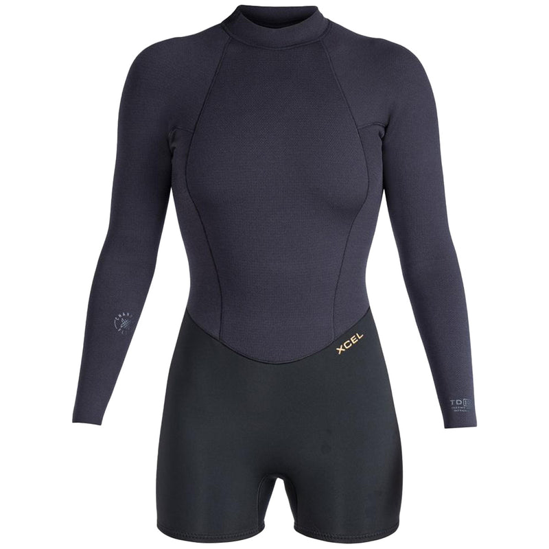 Load image into Gallery viewer, Xcel Women's Comp+ 2/1.5 Long Sleeve Back-Zip Boy-Cut Spring Wetsuit
