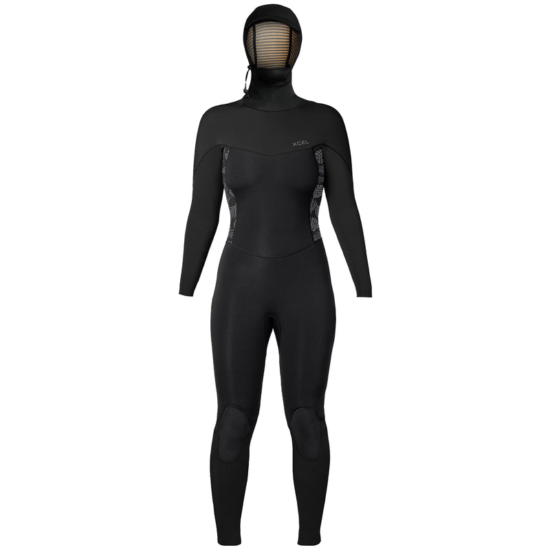Load image into Gallery viewer, Xcel Women&#39;s Axis 5/4 Hooded Chest-Zip Wetsuit
