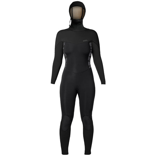 Xcel Women's Axis 5/4 Hooded Chest-Zip Wetsuit