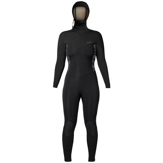 Xcel Women's Axis 5/4 Hooded Chest-Zip Wetsuit