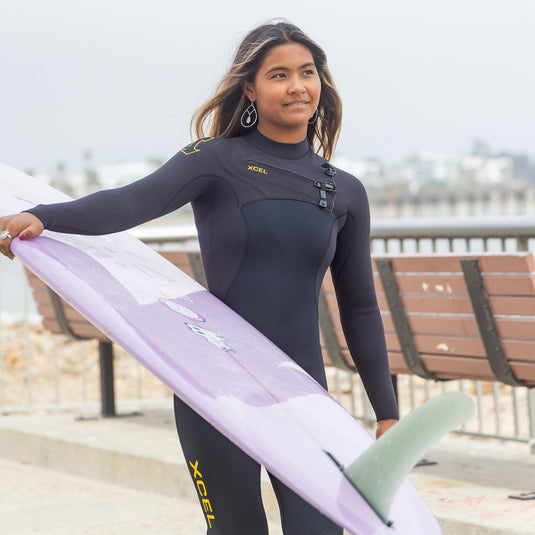Xcel Women's Comp X 3/2 Chest-Zip Wetsuit – Cleanline Surf
