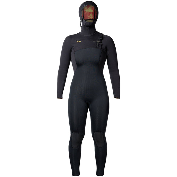 Xcel Women's Comp X 4.5/3.5 Hooded Chest-Zip Wetsuit – Cleanline Surf