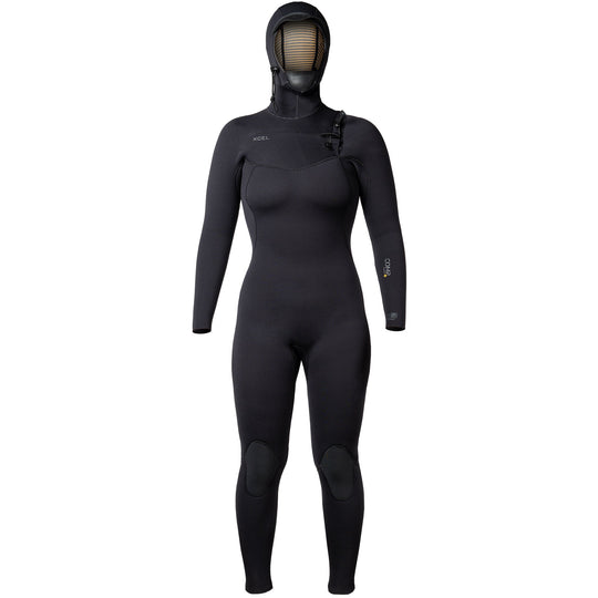 Xcel Women's Comp+ 5/4 Hooded Chest-Zip Wetsuit