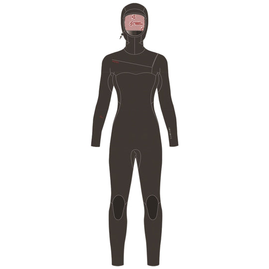 Xcel Women's Infiniti 6/5 Hooded Chest-Zip Wetsuit
