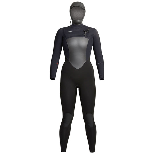 Xcel Women's Infiniti 5/4 Hooded Chest-Zip Wetsuit