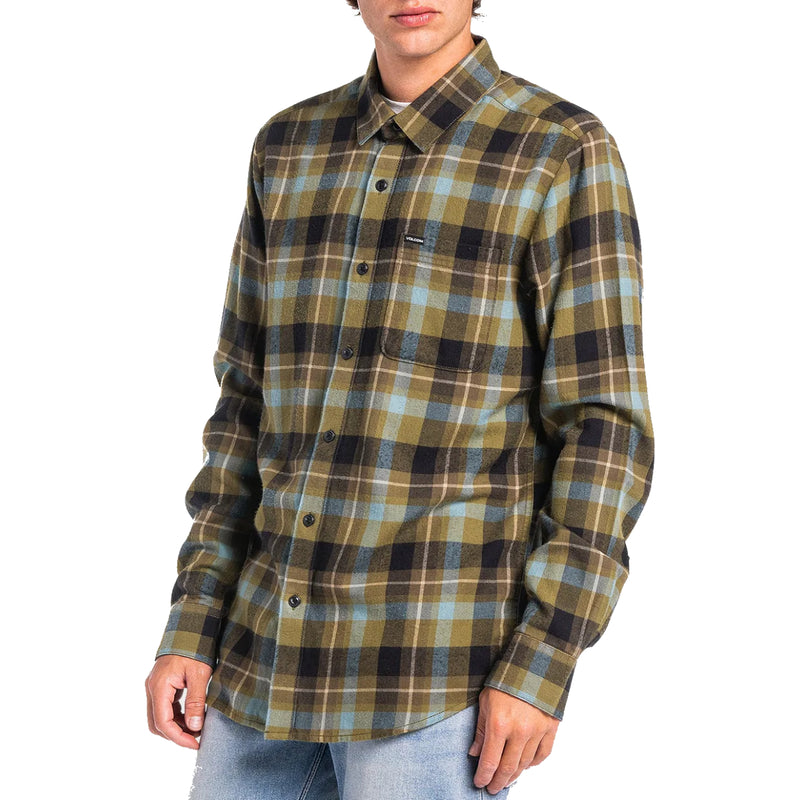 Load image into Gallery viewer, Volcom Caden Plaid Long Sleeve Flannel - 2021

