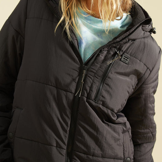 Billabong Women's A/Div Transpot Puffer Zip-Up Jacket