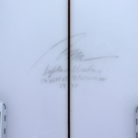 Album Surf Lightbender 5'7 x 20 ¼ x 2 ½ Surfboard - Clear • REPAIRED