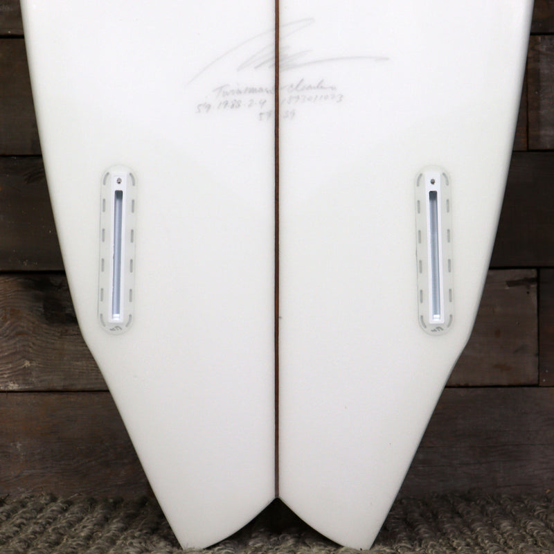 Load image into Gallery viewer, Album Surf Twinsman 5&#39;9 x 19 ⅞ x 2 ⅖ Surfboard - Clear
