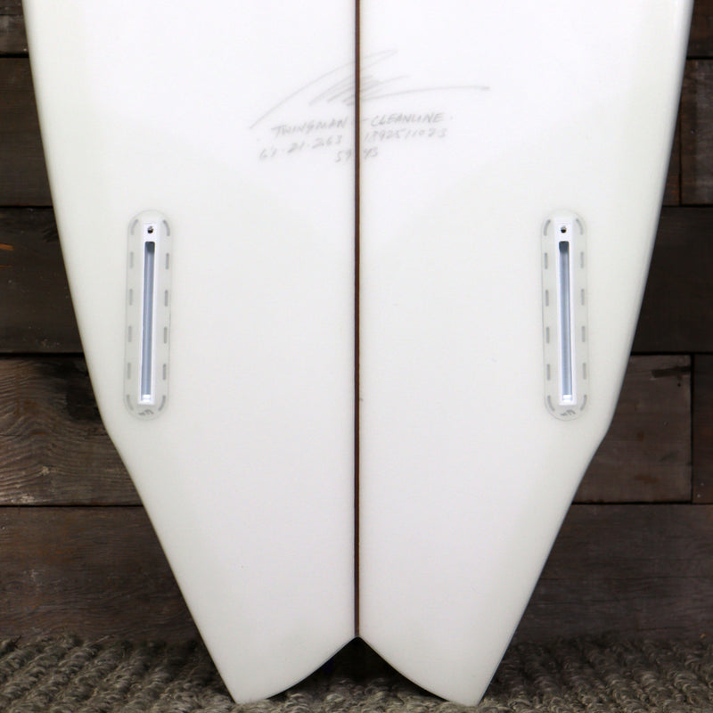 Load image into Gallery viewer, Album Surf Twinsman 6&#39;1 x 21 x 2 ⅝ Surfboard - Clear
