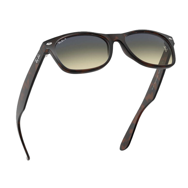 Load image into Gallery viewer, Ray-Ban New Wayfarer Polarized Sunglasses - Matte Havana/Blue/Green
