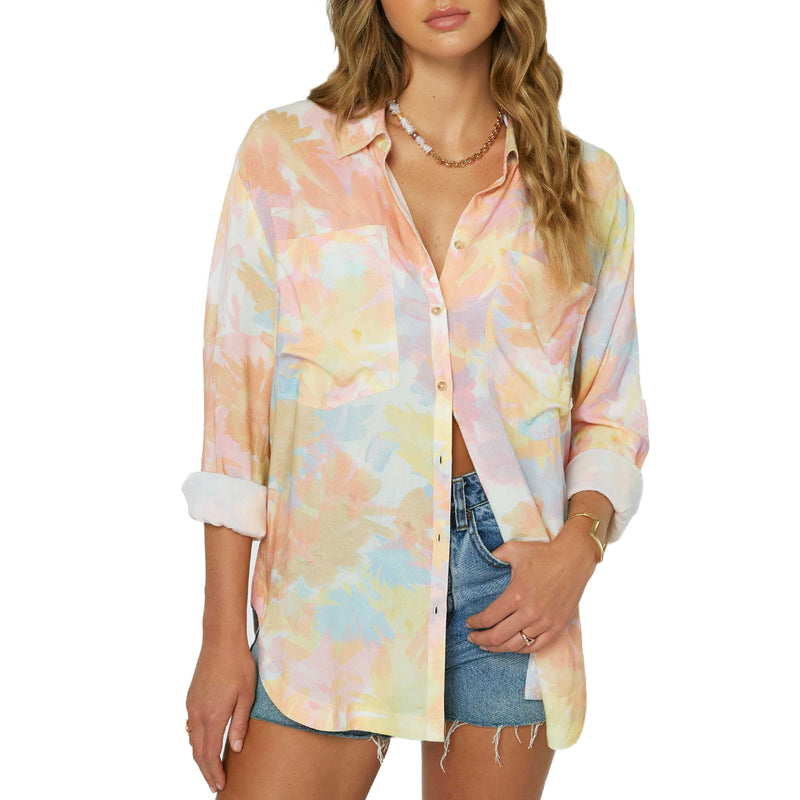 Load image into Gallery viewer, O&#39;Neill Women&#39;s Ansel Button Down Long Sleeve Shirt
