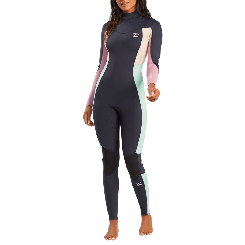 Load image into Gallery viewer, Billabong Women&#39;s Synergy 3/2 Back Zip Wetsuit 2020
