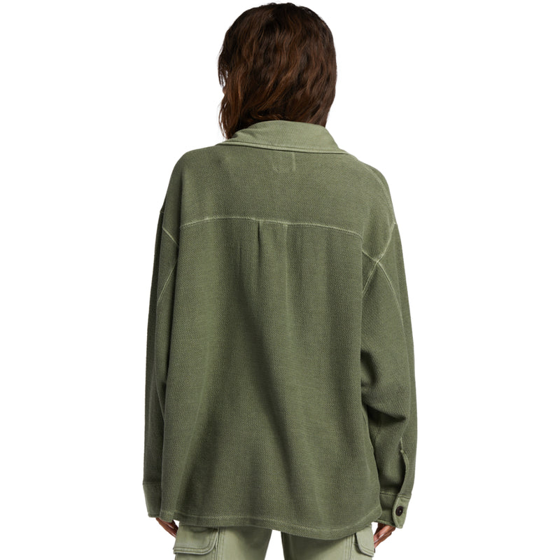 Load image into Gallery viewer, Billabong Women&#39;s Anytime Lite Oversized Overshirt Shacket
