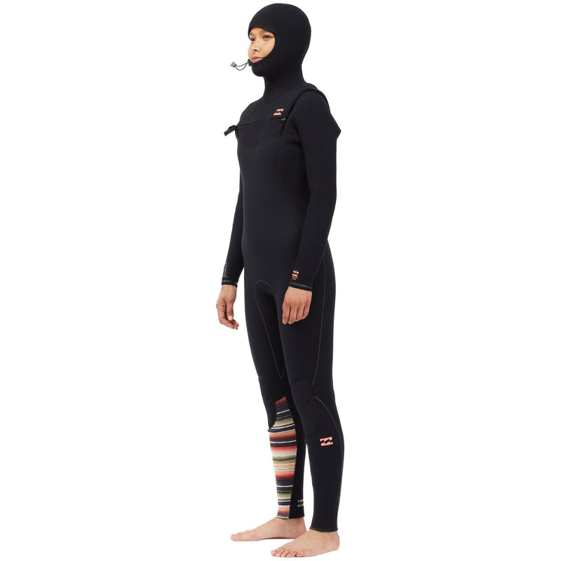 Load image into Gallery viewer, Billabong Women&#39;s Furnace Comp 5/4 Hooded Chest Zip Wetsuit
