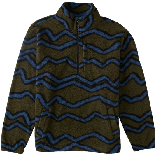 Billabong A/Div Boundary Mock Neck Pullover Half-Zip Jacket