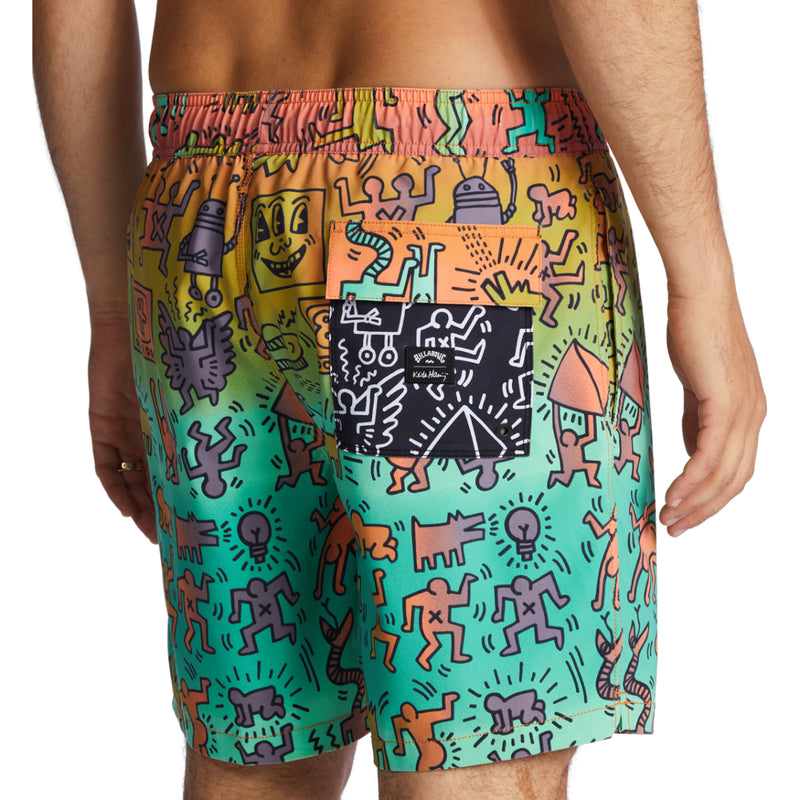 Load image into Gallery viewer, Billabong Keith Haring Bash Layback 17&quot; Boardshorts

