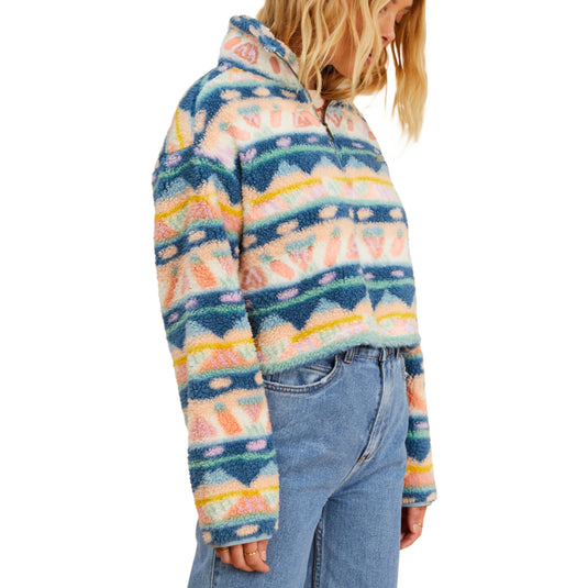 Billabong Women's Surfside Cozy Half-Zip Pullover Sweatshirt