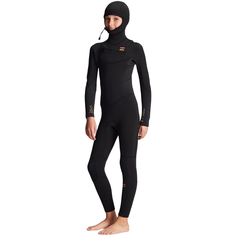 Load image into Gallery viewer, Billabong Youth Synergy 5/4 Hooded Chest Zip Wetsuit - 2022
